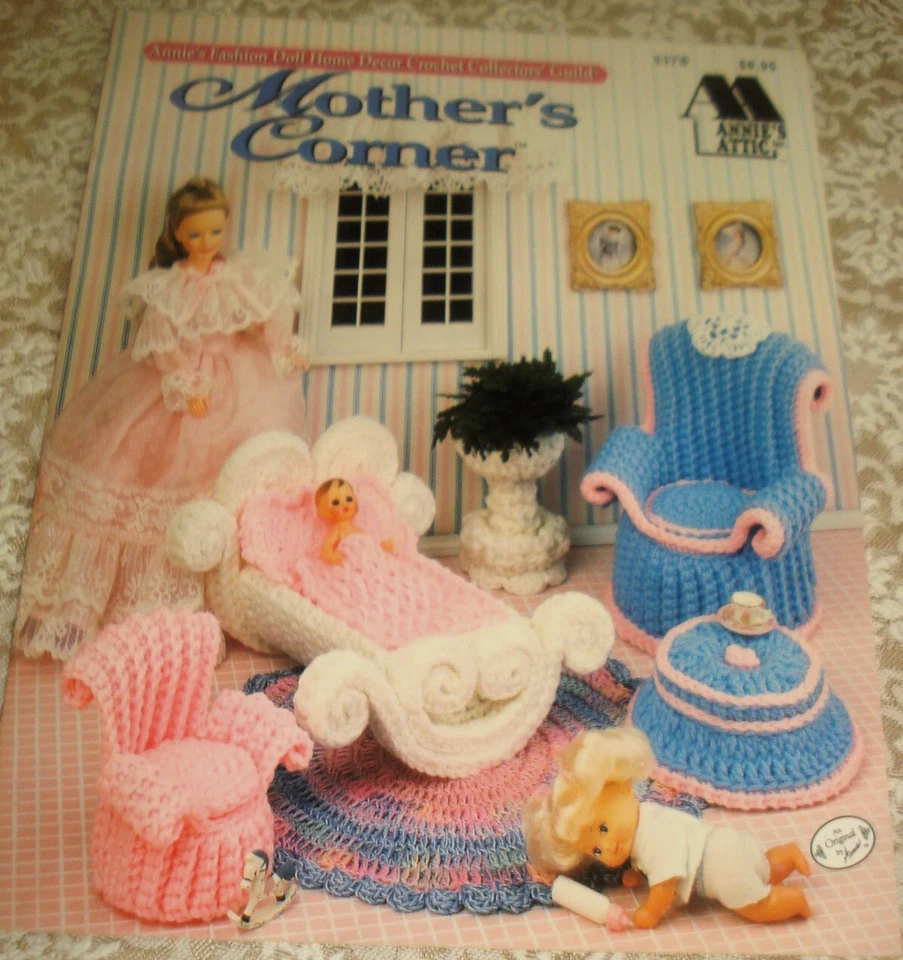 2 Annie's Attic Fashion Doll Crochet Patterns MOTHER'S CORNER & THE ATTIC Toys - Image 2 of 4