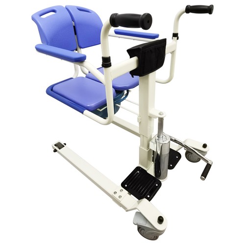 330LB 42-57CM Patient Lift Transfer Chair Patient Lift Wheelchair Shower Chair - Picture 10 of 23
