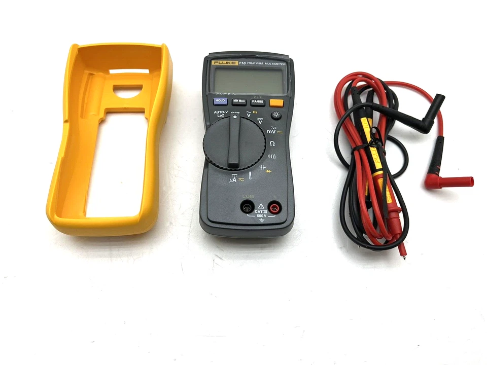 Fluke 116 True RMS Digital Hand Multimeter 600V CAT III  Temperatur Messgerät - Bild 2 von 4