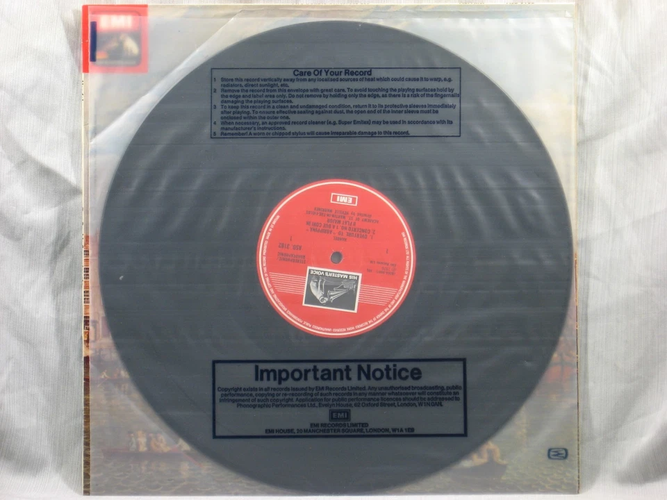 Handel - Two Double Concertos, etc. - St. Martin-in-the-Fields - HMV ASD 3182 - Image 3 of 4