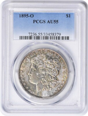1895-O Morgan Silver Dollar AU55 PCGS | eBay