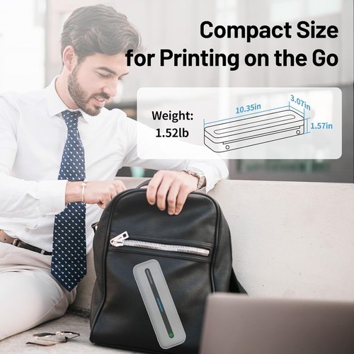 Phomemo M832 Reisedrucker Thermodrucker mit mobiler Bluetooth-Druckunterstützung - Bild 6 von 14