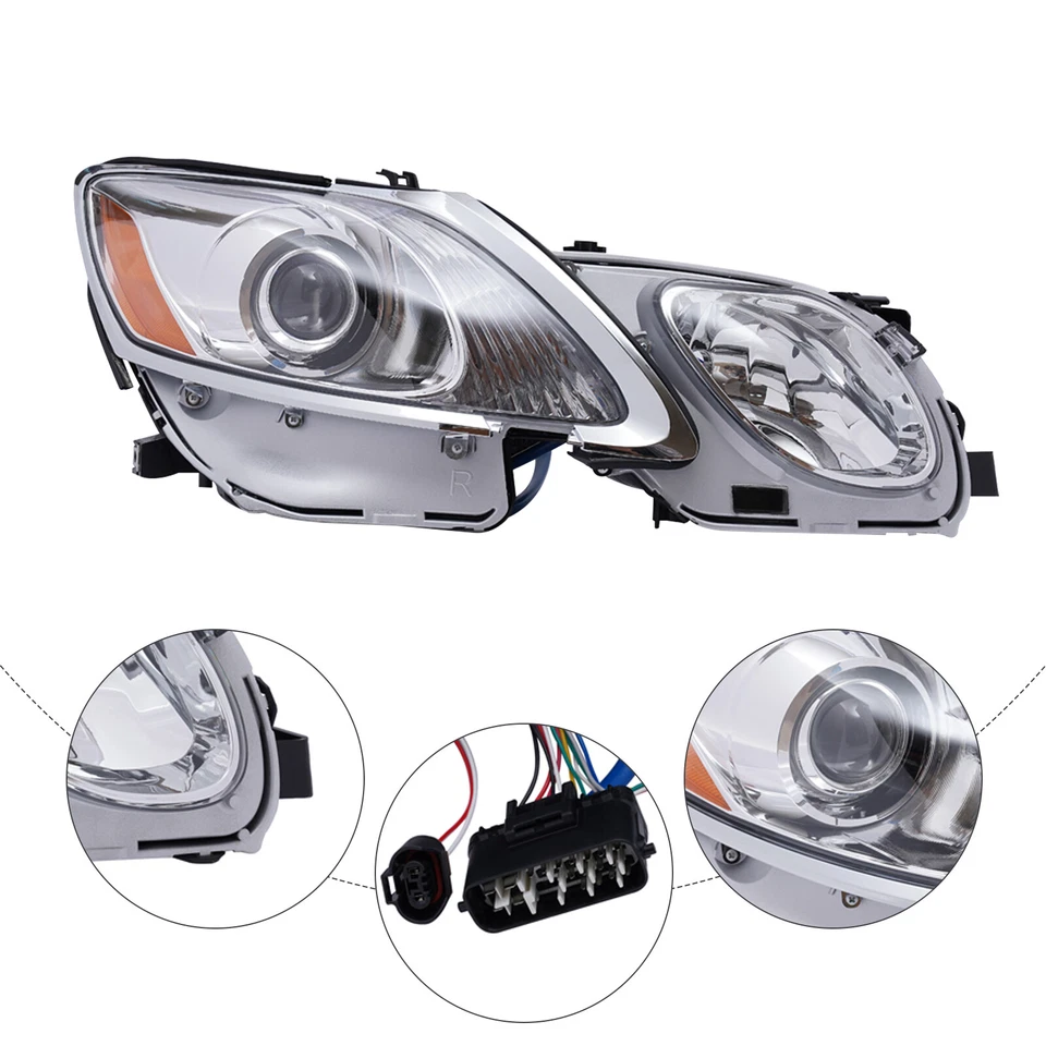 For Lexus GS300 GS350 2006-2011 HID Xenon Headlight Headlamp Right Passenger RH Foto 3 de 4