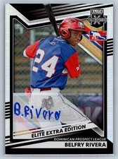 Belfry Rivera 2022 Panini Elite Extra Signatures AU Dominican #199