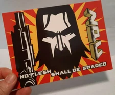 [POSTCARD] ZPC "No Flesh Shall Be Spared" 1996 Zombie by GT Interactive Software