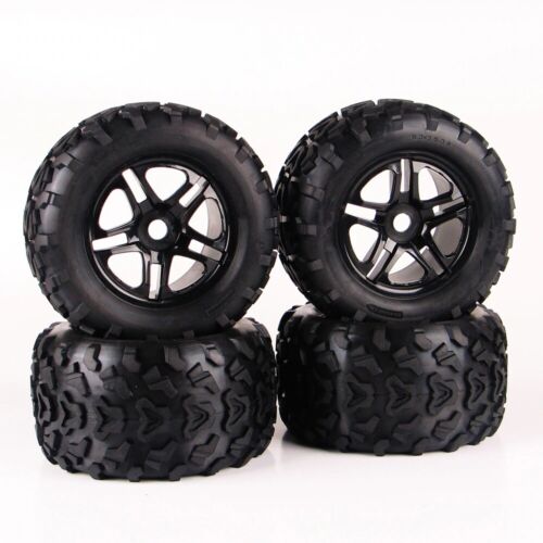 1/8 Rc Monster Truck Wheels Offroad 160mm Tires For Traxxas Summit - Picture 1 of 6