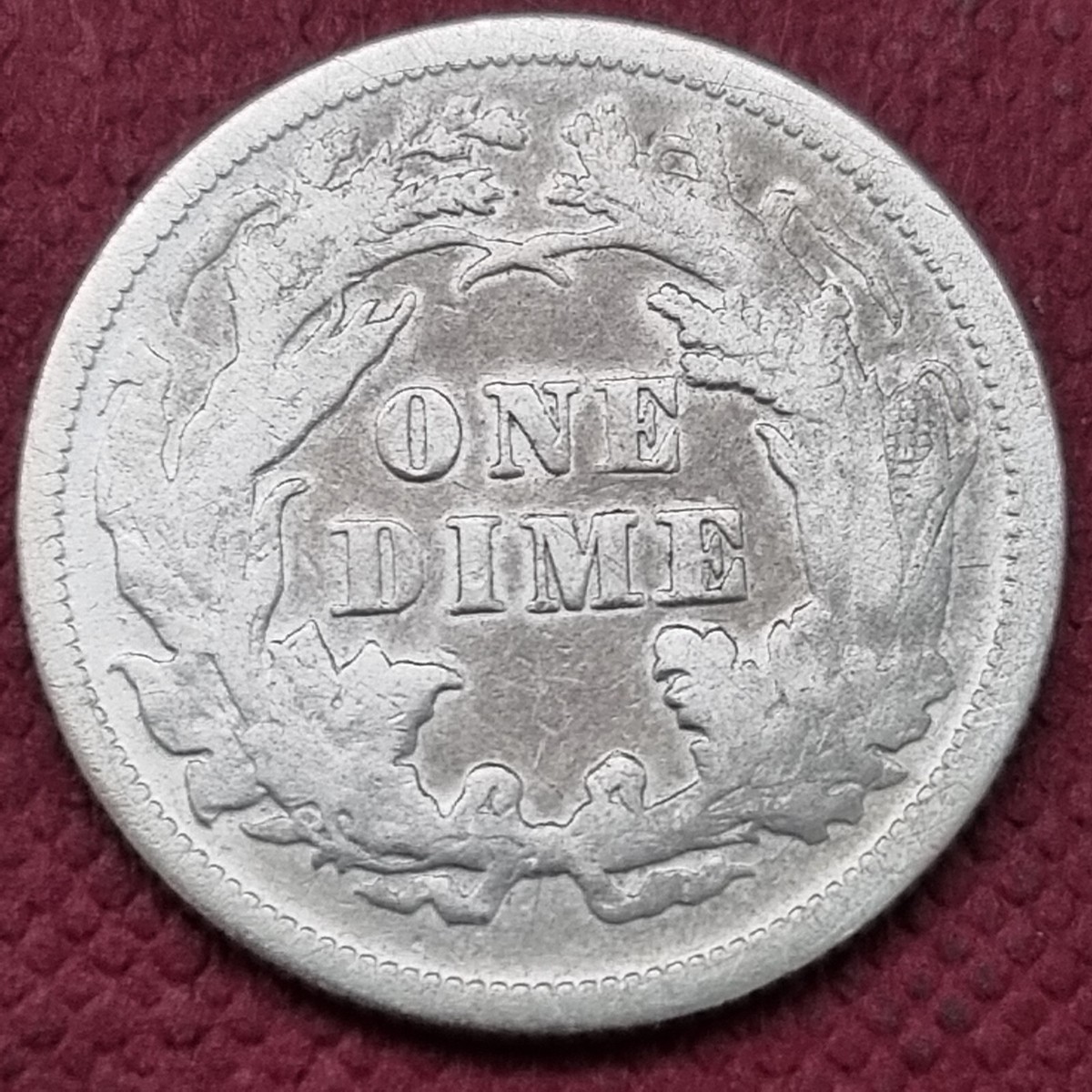 1876 Seated Liberty Dime 10c Better Grade XF #58548 | eBay