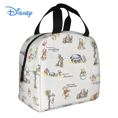 Borsa pranzo isolata per bambini Winnie The Pooh scuola picnic viaggio snack lunchbox borsa - Foto 30 di 35