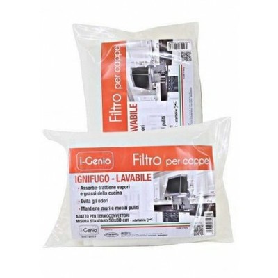 FILTRO PER CAPPE IGNIFUGO BIANCO 40x80 cm CLASSE 1