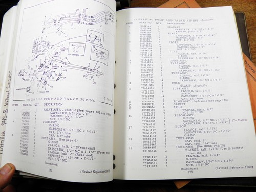 FIAT ALLIS 945-B 945B WHEEL LOADER PARTS CATALOG - Picture 5 of 6