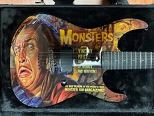LTD by ESP Famous Monsters Vincent Price Limited Edition Electric Guitar Rare