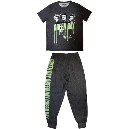 Green Day - Unisex Pyjamas  Drips Large - Sleepwear - H1362z