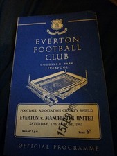 1963 FA CHARITY SHIELD EVERTON V MANCHESTER UNITED 17TH AUGUST 1963