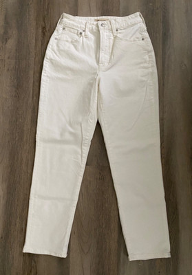 Madewell The Curvy Perfect Vintage Jean Size 27 White Women's New High Rise $128