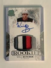 2017-18 Upper Deck The Cup WILL BUTCHER Rookie Auto Patch RC SP 168/249 3CLR