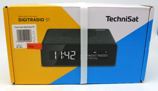 TechniSat Digitradio 51 Dab+ Radiowecker UKW Uhrenradio Wecker *Neu**HÄNdler*-image