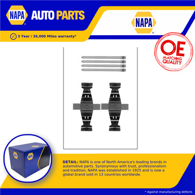 Brake Pad Fitting Kit fits MERCEDES CLS500 C219 5.5 Front 06 to 10 NAPA Quality