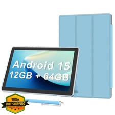 Android 15 Tablet 10in Blue 12GB 64GB GMS