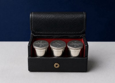 Schatulle Heilige Öle 19. Jh. Religion Kuriositätenkabinett. Sammlung