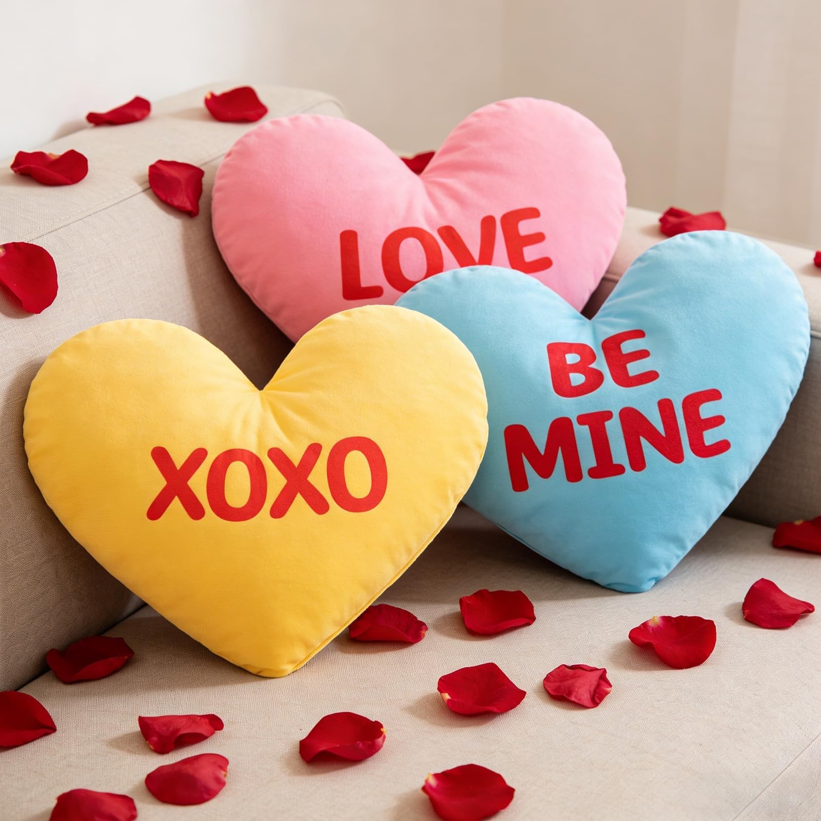 Candy Blue Pink Yellow For Valentines