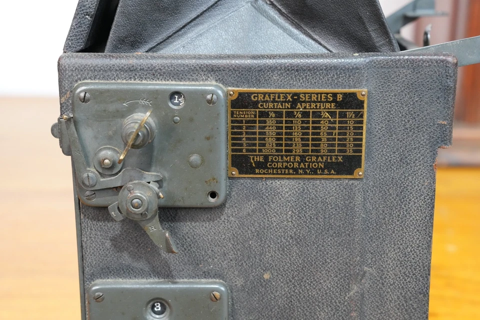 Cámara antigua vintage Graflex serie B apertura cortina anastigmat F-4.5 PIEZAS Foto 3 de 4