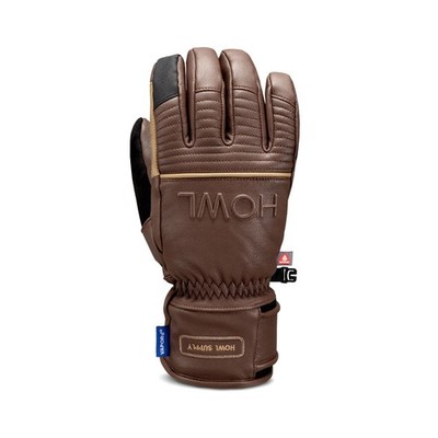 Howl Sexton Heavyweight Snowboard Gloves, Unisex Extra Large / XL, Brown New