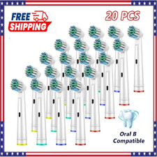 20PCS Precision Electric Toothbrush Replacement Fit For Oral Braun Brush Heads