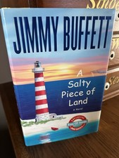 1st Printing JIMMY BUFFET A Salty Piece of Land w/Sealed CD hc/dj/1st Ed NICE!