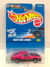 Hot Wheels Mustang Cobra Fox Body - 1997 623 - Pink Rare 5-spoke Dd5 Wheels