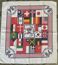 VINTAGE 1984 USA OLYMPIC LOS ANGELES BANDANA ...