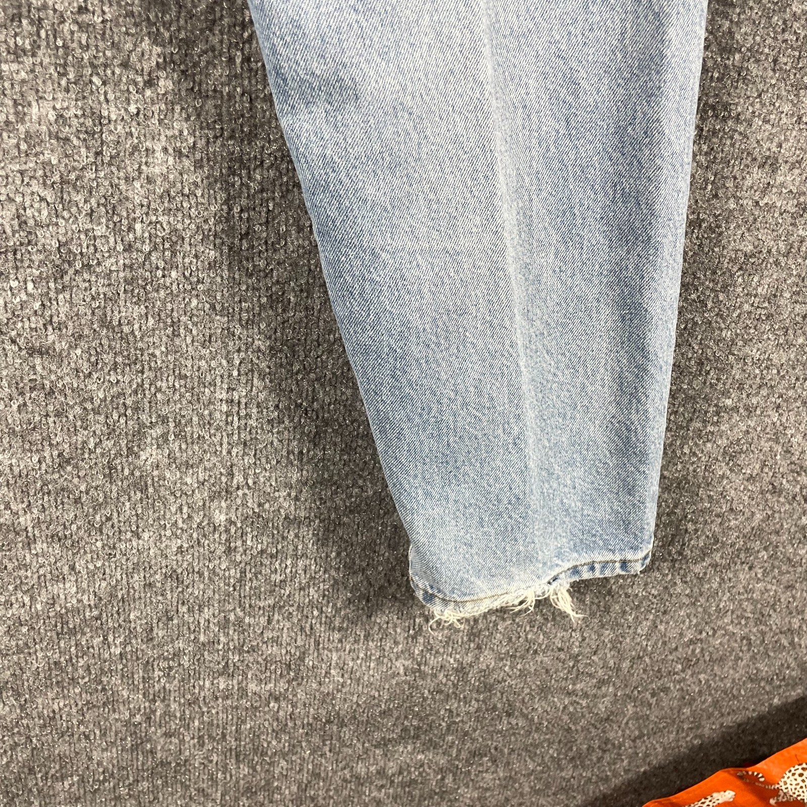 VTG Carhartt Jeans Mens 36x30 Blue Denim Relaxed Fit Faded Straight Leg 90s Work thumbnail 15