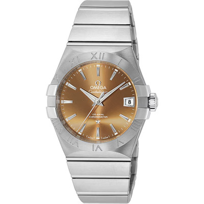 OMEGA CONSTELLATION Co-Axial NEW Brown Dial 123.10.38.21.10.001 New Box Papers