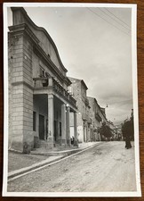 CARTOLINA BOZZA FOTOGRAFICA-CASSANO ALL' IONIO (CS) "TEATRO COMUNALE" 1939