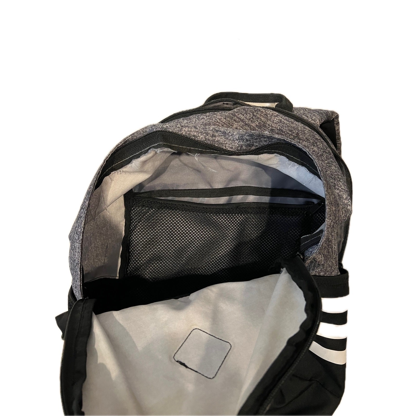 Adidas Black Gray Computer Backpack w Padded Slee… - image 3
