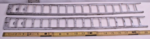 TONKA AERIAL FIRE TRUCK LADDER PARTS X2 FOR PRESSED STEEL TOY 1950s