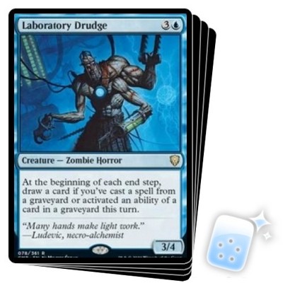 LABORATORY DRUDGE X4 Commander Legends Magic MTG MINT CARD