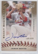 2009 Sweet Spot Sweet Beginnings 168/699 Jason Motte #114 Auto 0b9