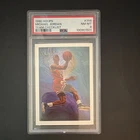 NBA Hoops 1990 Michael Jordan Chicago Bulls Art Card Checklist #358 PSA 8