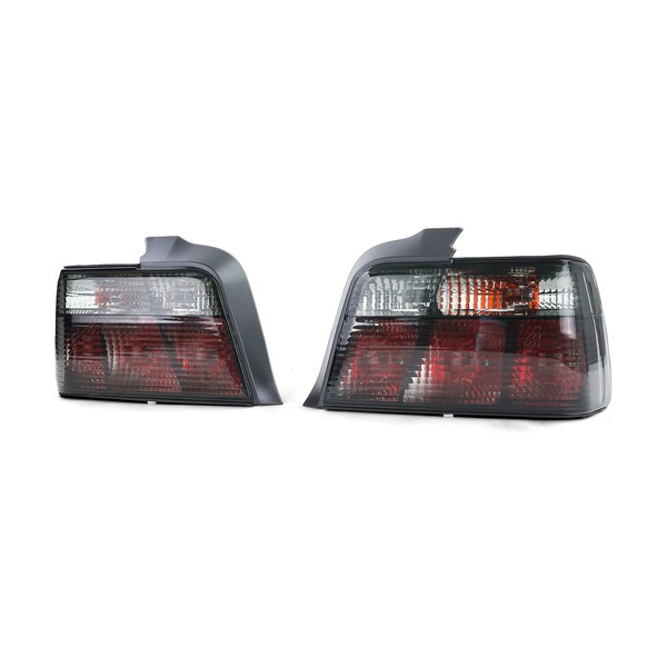 Klarglas RüCkleuchten Schwarz Smoke Set FüR 3Er BMW E36 Limousine 1990-1999-image