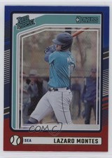 2024 Panini Donruss Rated Prospects Red & Blue Lazaro Montes #143 4k8