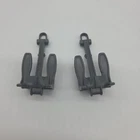 G.I. Joe 1985 USS U.S.S. Flagg, Original Set of 2 Anchors, Excellent, NO REPRO
