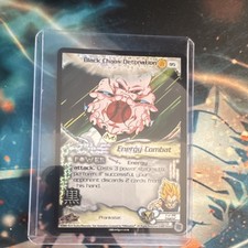 Dragon Ball Z TCG Black Chaos Detonation Energy Combat Foil Card Score 95 2003