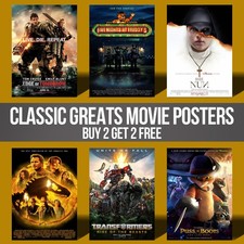 Classic Great Movie Posters Wall Art Prints Collection 1