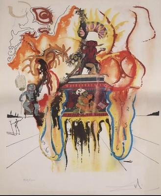 SALVADOR DALI (1904 - 1989). ''MYSTISCH / INDISCH''.