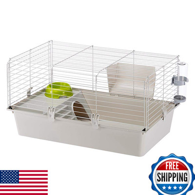 Ferplast Cavie Guinea Pig & Rabbit Cage, All Accessories Included
