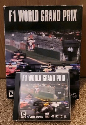 F1 World Grand Prix PC CD drive race authentic formula one car track racing game