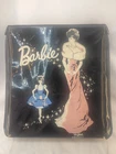 Vintage 1962 Barbie Black Vinyl Carry Case With Vintage Clothing + Accessories