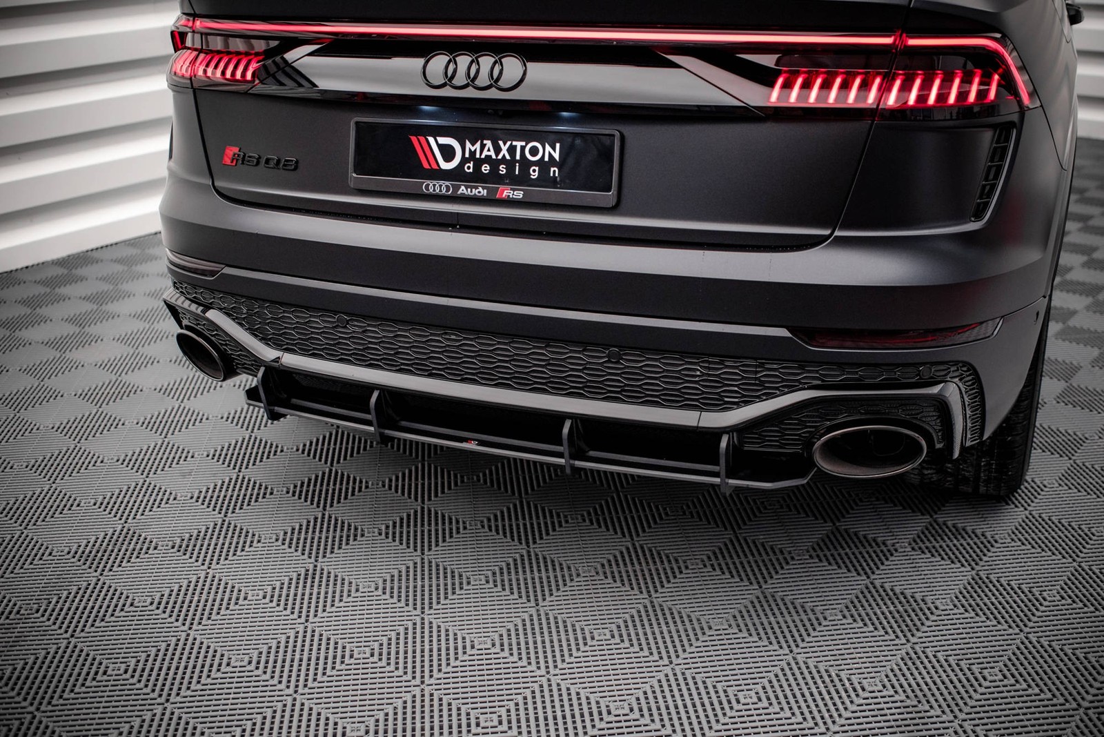 Diffuseur arrière Maxton de précision pour Audi RSQ8 Mk1 Street Pro
