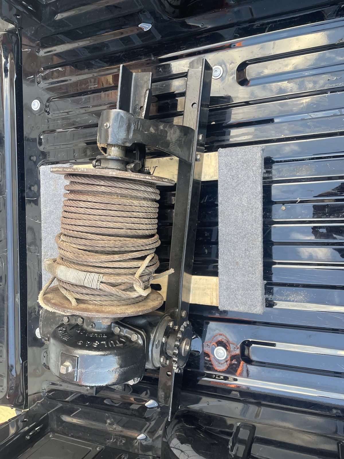 Refurbished Tulsa 20705 Rear Mounted Tractor Winch A Very Nice Unit