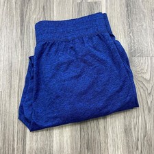 GAP Fit Elastic Tie Waist Blue Activewear Jogger Pants Women's Size Small